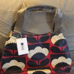 Oral kiely shoulder bag